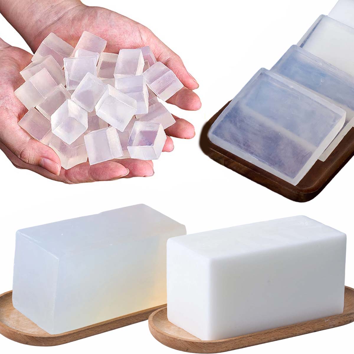 Soap Making Material Wholesale - 1000g Glicerina Base di Sapone FAI