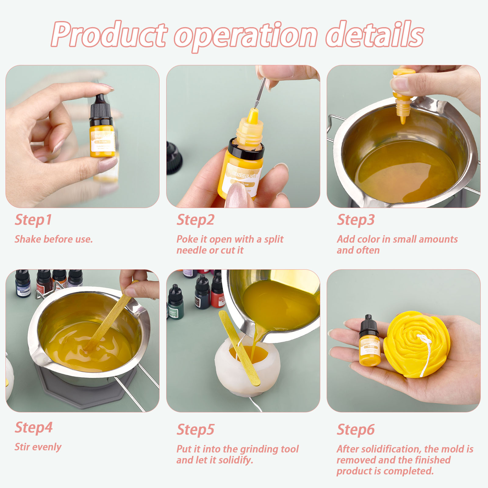 5 ml/Bottiglia Candela Cera Pi - Soap Making Dye recensione e prezzo